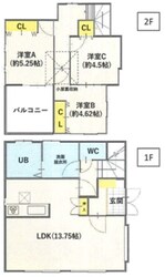 マイホームネクスト三郷幸房の物件間取画像